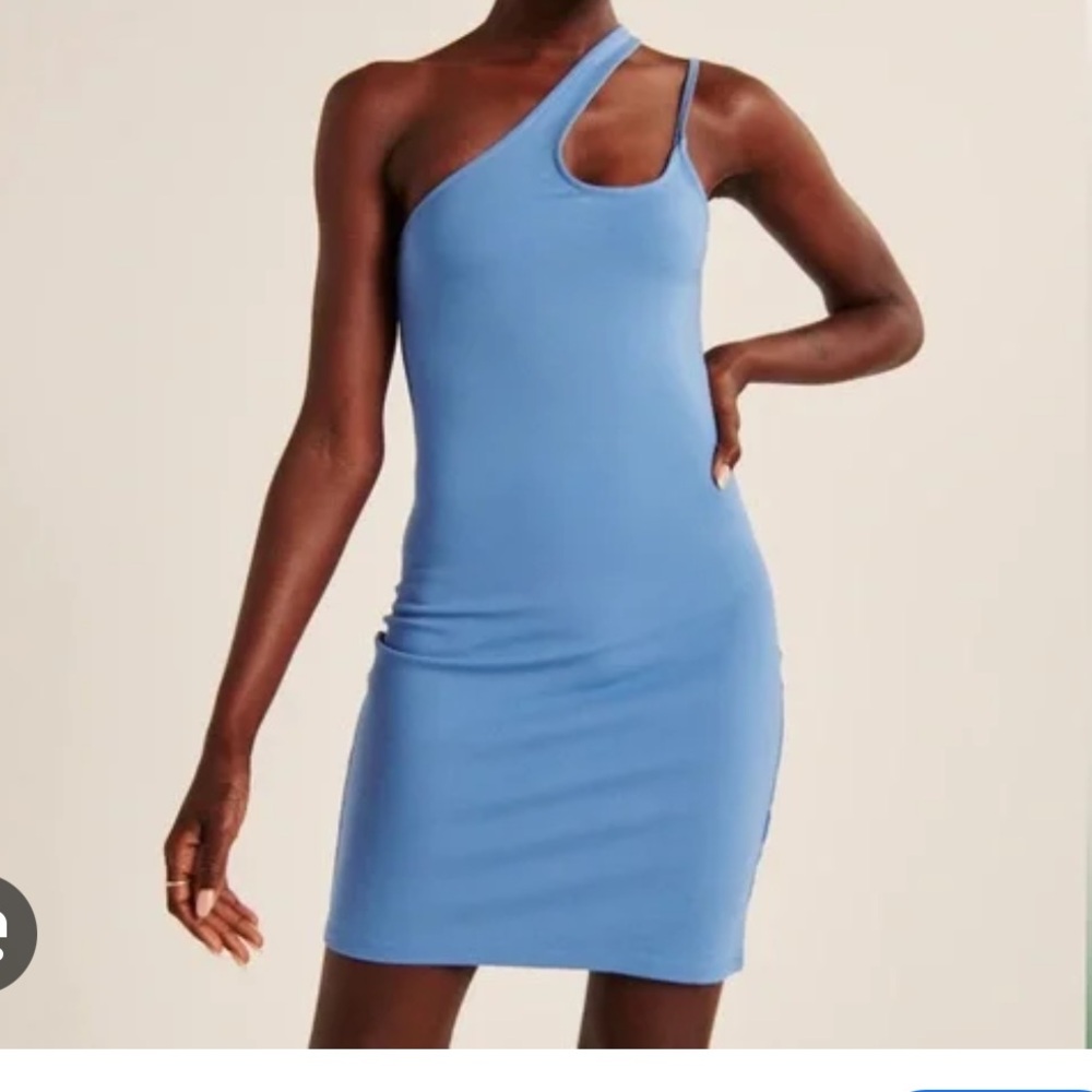 Abercrombie asymmetrical strap, form fitting dress.